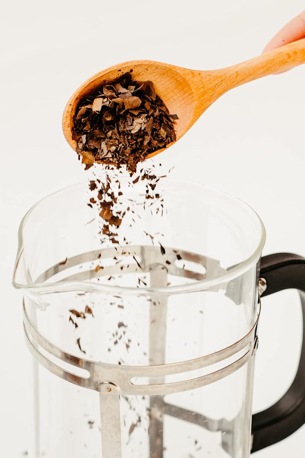 8 oz Dark Roast Yaupon Tea (loose leaf) - Lost Pines Yaupon Tea - Sustainably wild harvested yaupon, the only caffeinated plant native to North America.