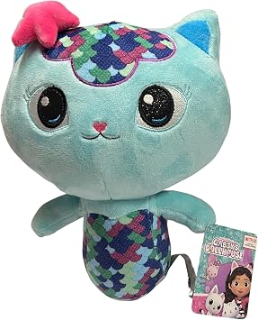 DREAMWORKS GABBYS DOLLHOUSE - Large 25-35cm Super Soft Gift Quality Embroidered Plush - Mercat