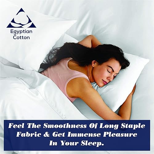 Miniatura 3 de Lujoso Castle Juego de sábanas de 1000 hilos de 4 piezas, súper suave, elegante y de alta calidad, 100% algodón egipcio, viene con bolsillo profundo