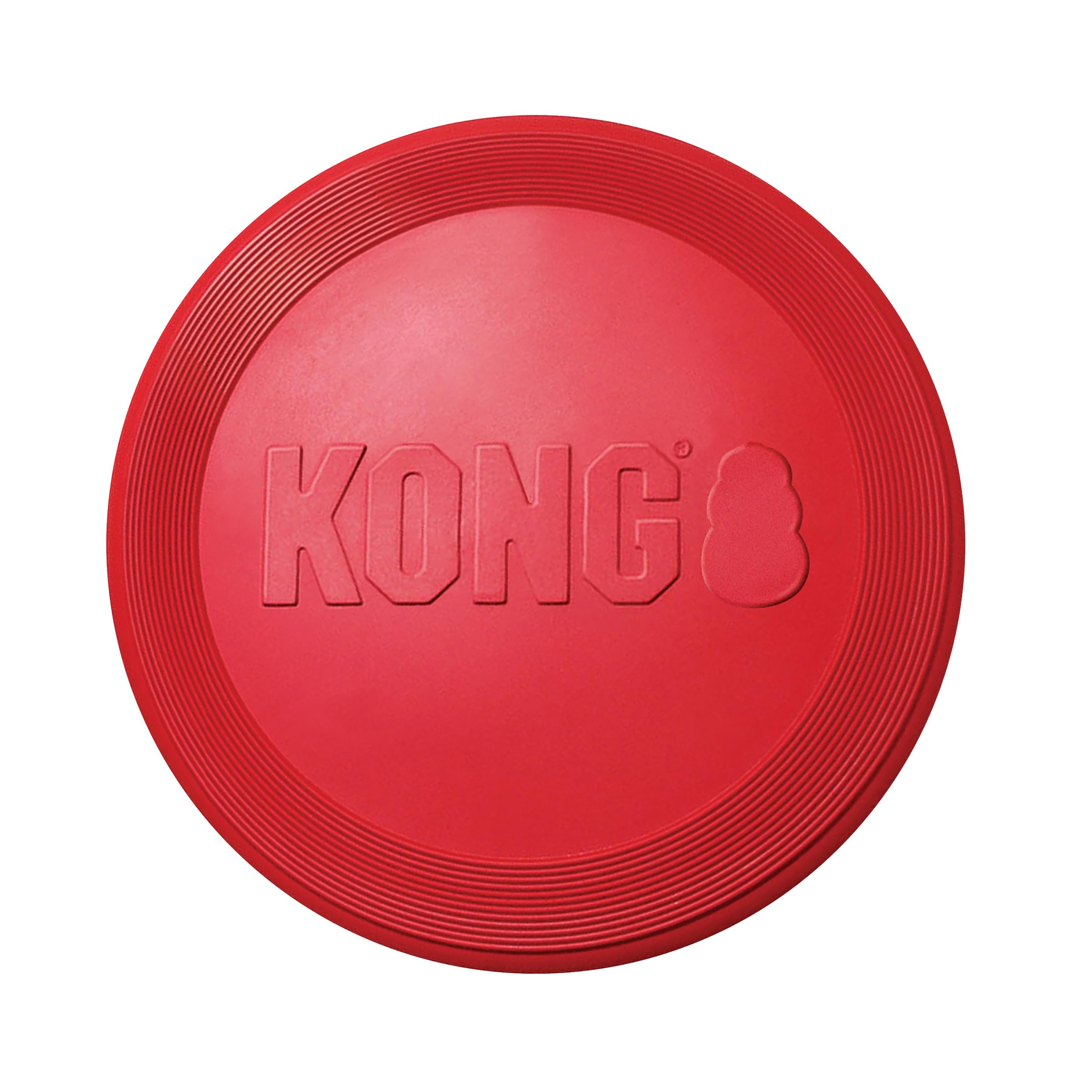 KONG Flyer- Lot de 2 disques Volants en Caoutchouc Durable pour Petits Chiens
