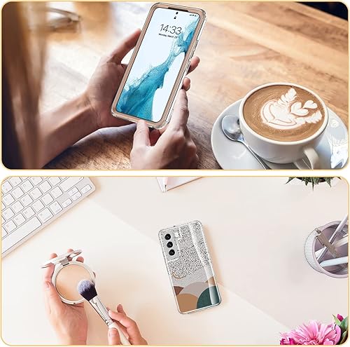 Miniatura 7 de ESDOT - Funda protectora para celular Samsung Galaxy S21 Plus, de grado militar, resiste caídas de 21 pies (probado), con diseños modernos, para