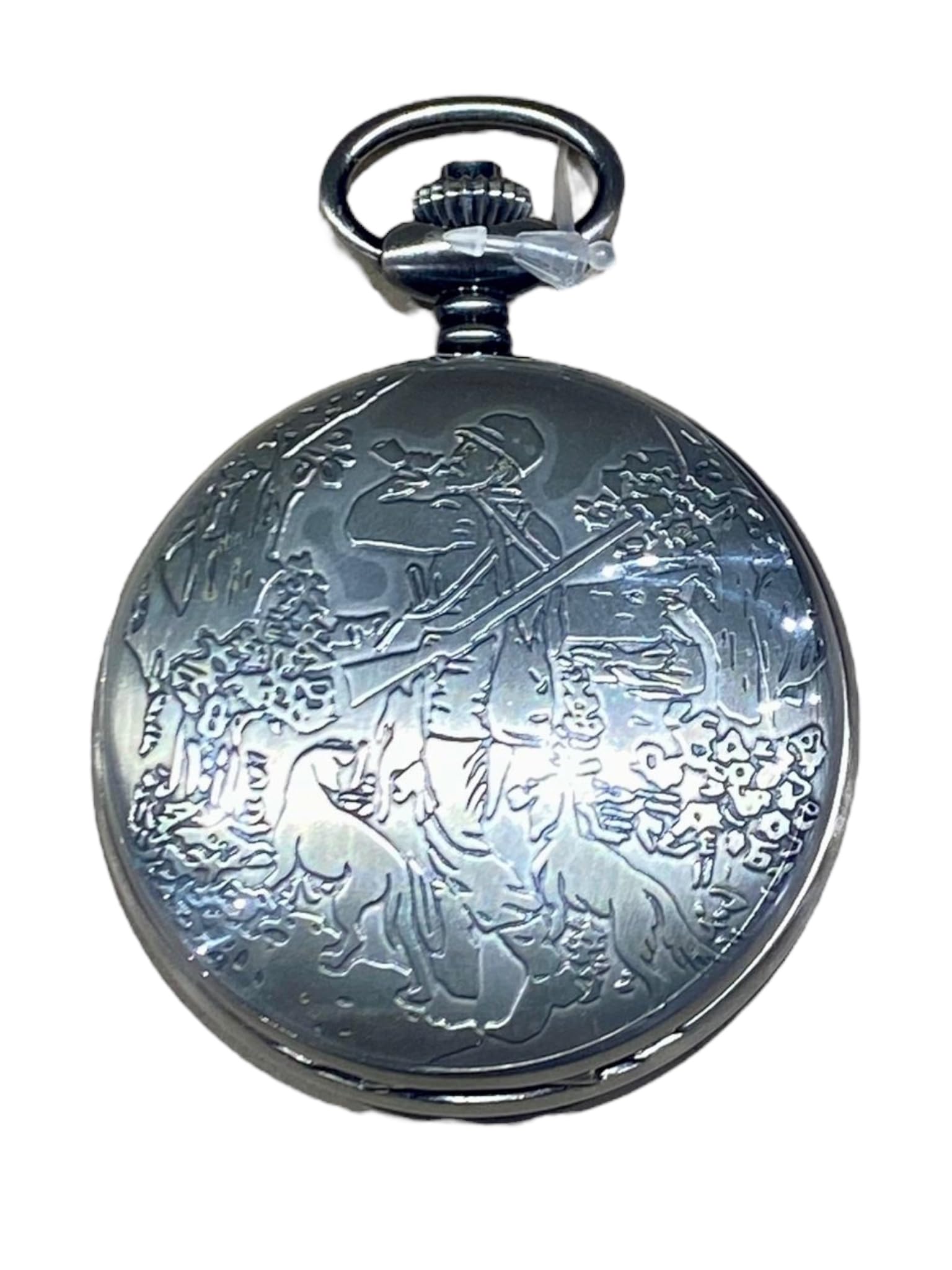 Pierre Bonnet Orologio da Tasca Vintage Catena – Movimento al Quarzo, Cassa Incisa, Idea Regalo per Pensione o Collezionisti
