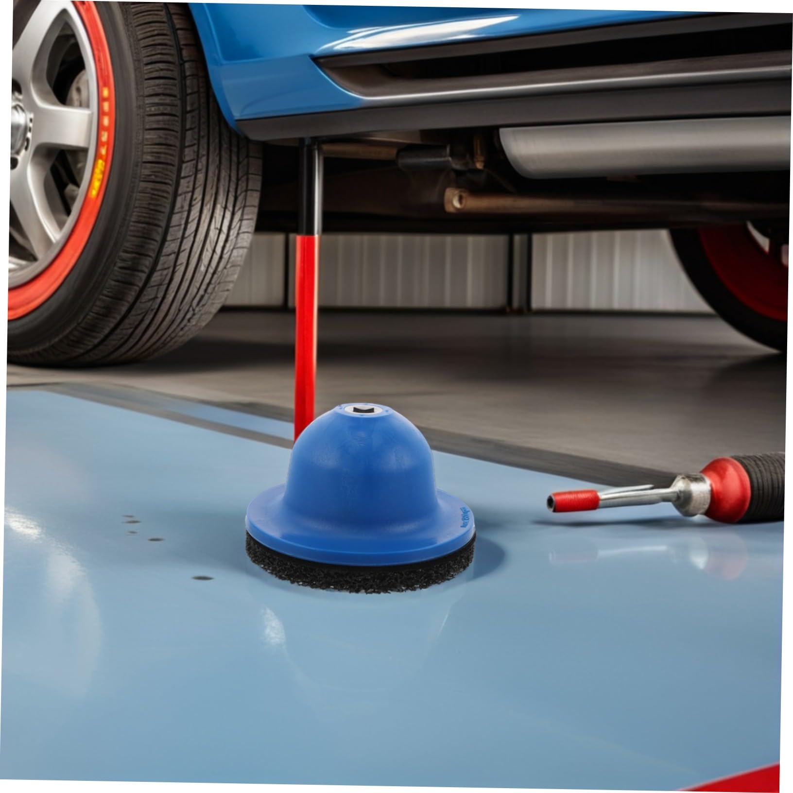 Mobestech Rueda de Pulido para Cubos de Rueda, Limpieza y Restauración de Superficies Metálicas, Quita Óxido y Pintura, Adecuado para Detallado de Automóvil