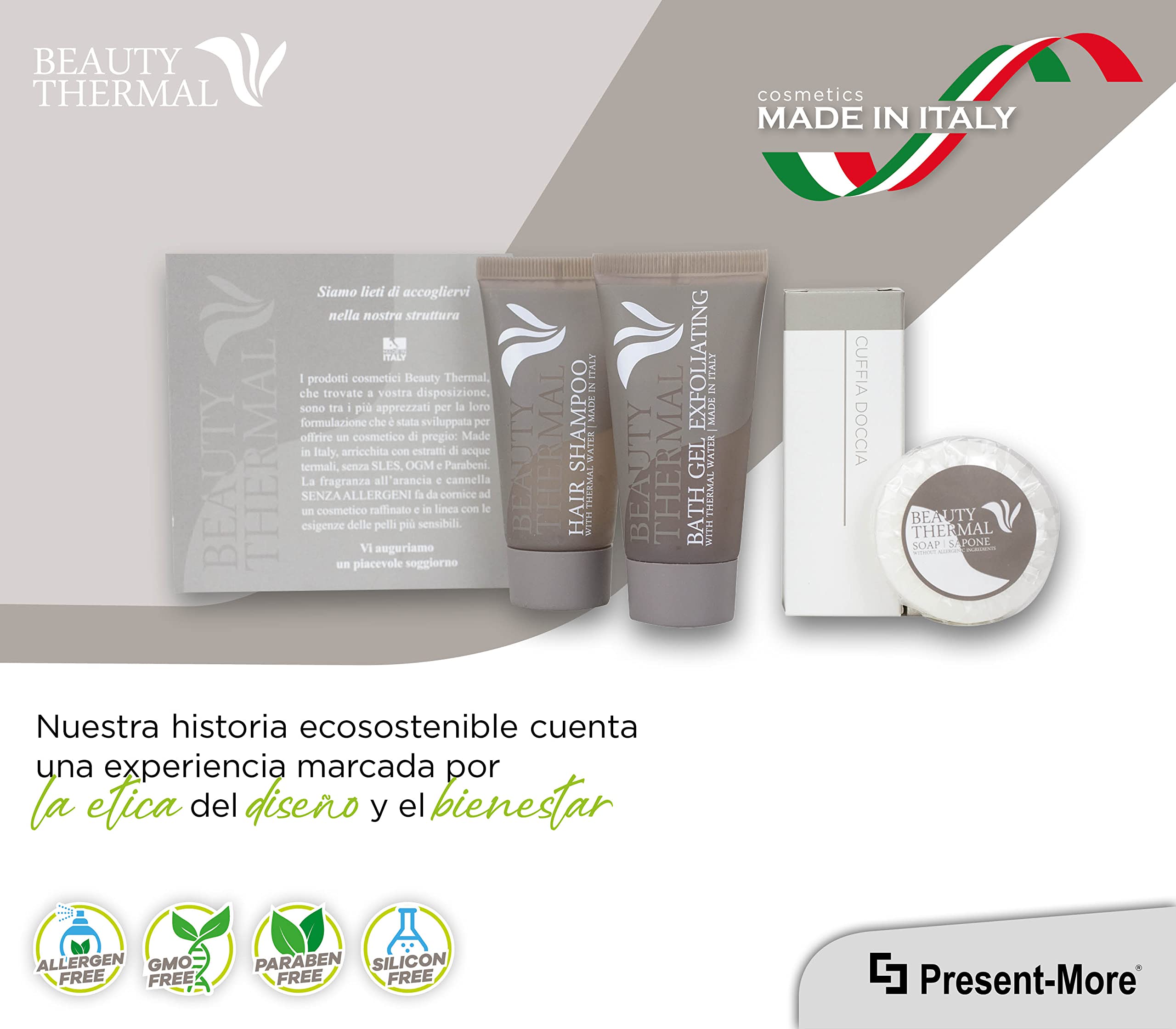 PRESENT-MORE - Set de Cortesía Hotel 20 Huéspedes Beauty Thermal