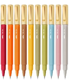 Mr Pen- Aesthetic Pens 10 Pack Blue Ink Fast Dry No Smear Bible Pens No Bleed Through 0