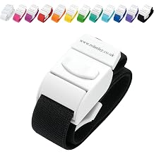 Quality Medical Vein Stain with Quick Release Buckle and Latex-Free Polyester Elastic Band for Nurse Midwife Paramedic Phlebotomic Medical Student Black