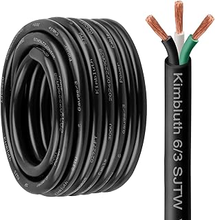 6 Gauge 3 Conductor Extension Power Cable