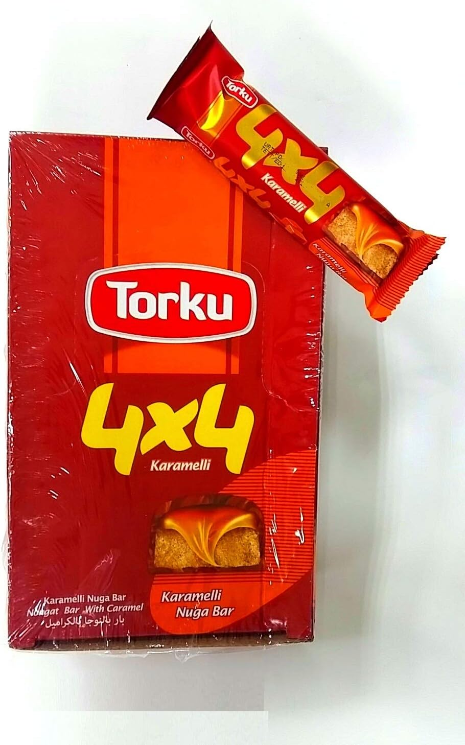 Caramel Nuga Bar 4 x 4 (50gr x 24 bars)