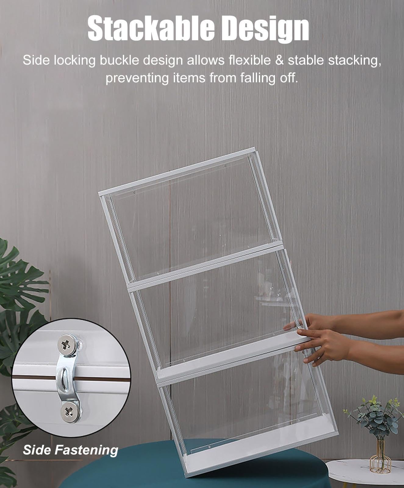 Acryl Vitrine 20 25 30 35 40 45 50 55 60 cm Lange Staubschutzhülle