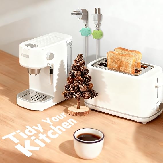 kitchen appliance cord organizer cable clips