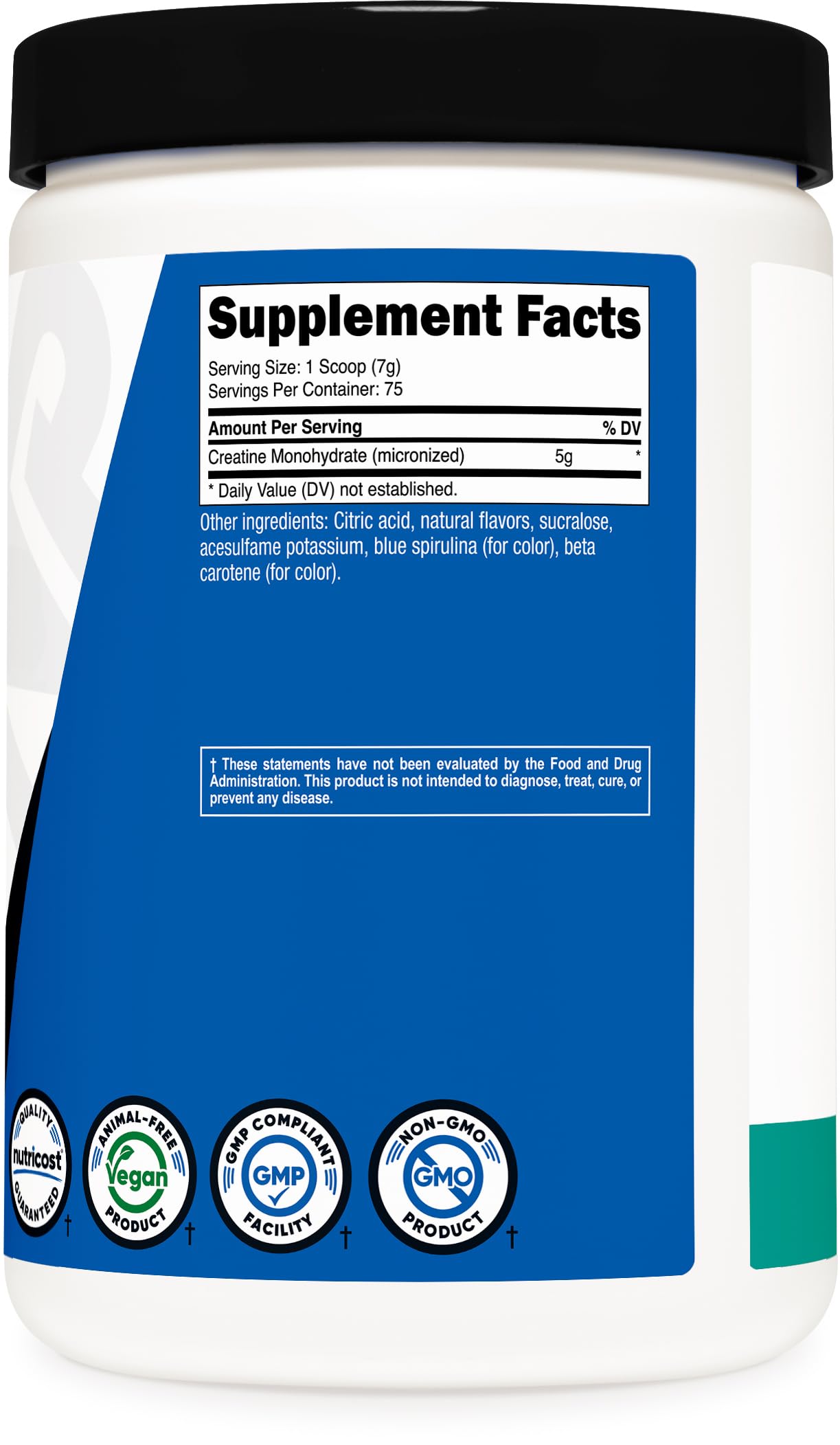 Nutricost Creatine Monohydrate Powder (Coastal Explosion, 500 Gram) — Amazon image 5