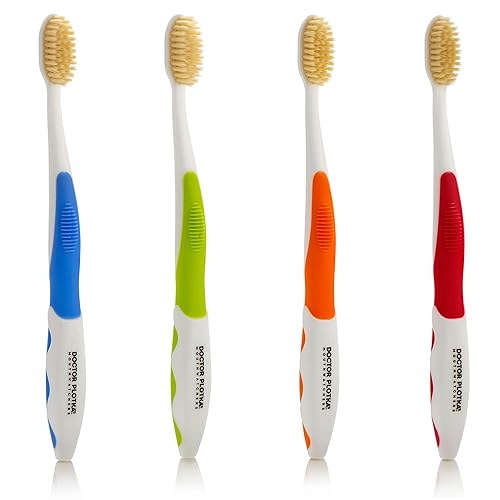 MOUTHWATCHERS Dr Plotkas Soft Bristle Flossing Toothbrush Manual Soft Toothbrush