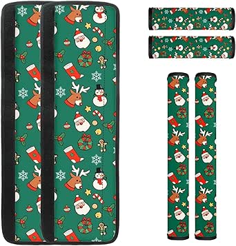 HUISEFOR Sunflower Fridge Handle Covers - Set Of 4 Green Wood Grain Appliance Handle Protectors