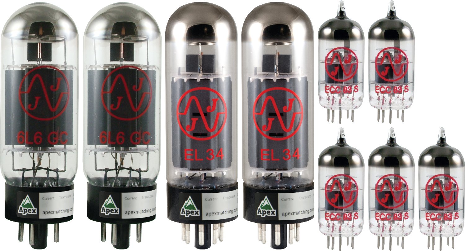 Vacuum Tube Set for Mesa/Boogie MK-III Simul 75 Reverb, Apex Matched