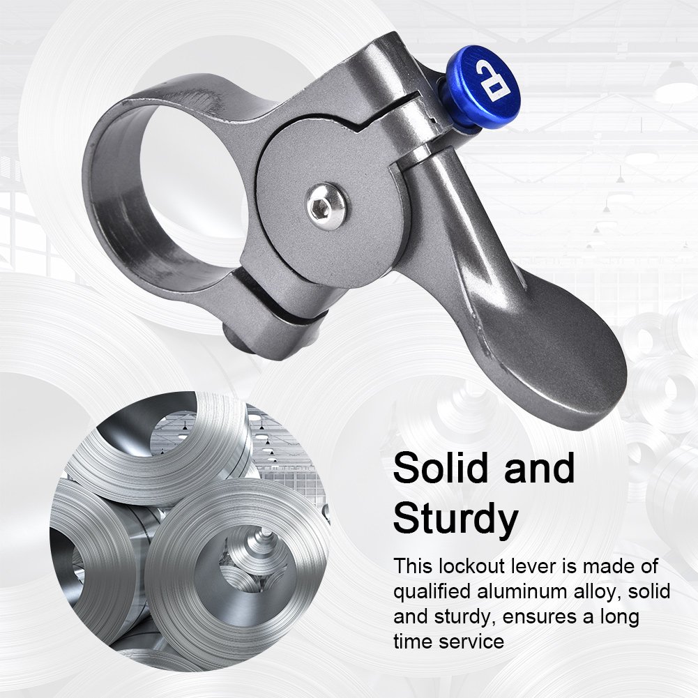 Leva Blocco Remoto Per Mountain Bike - In Lega Alluminio Per Forcella - Foto 8