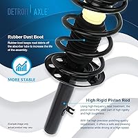 Vista 780 de Detroit Axle - Kit de suspensión delantera de 10 piezas para Chevy Aveo Aveo5 Pontiac G3 Wave 2 Ready Struts Assembly 2 Enlaces de barra