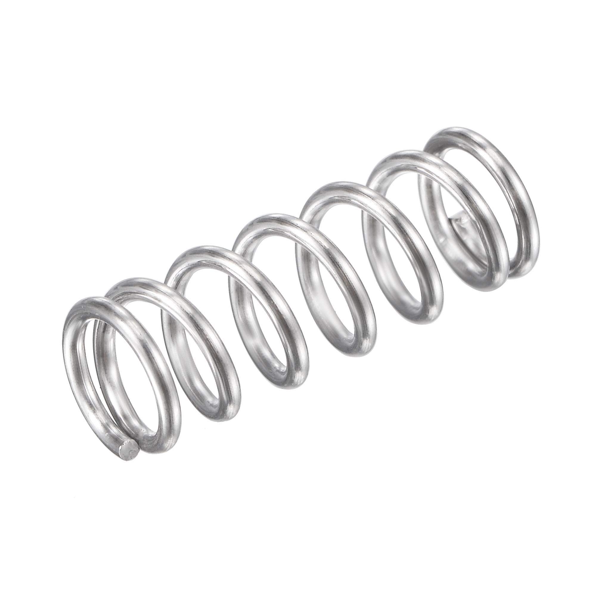 Sourcingmap, Molla A Compressione In Acciaio Inox 304, Diametro Di
