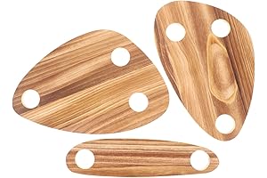 Hemoton Wine Bottle Topper Serving Tray Set