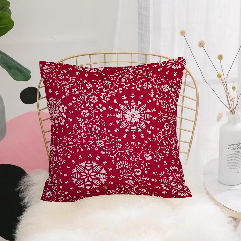 HYOSXW Cushion Cover,Throw Pillow Case Home Decorative for Living Room Bedroom Sofa Chair 16X16 Inch,abstract flower pattern with background,Pillowcase 40X40cm