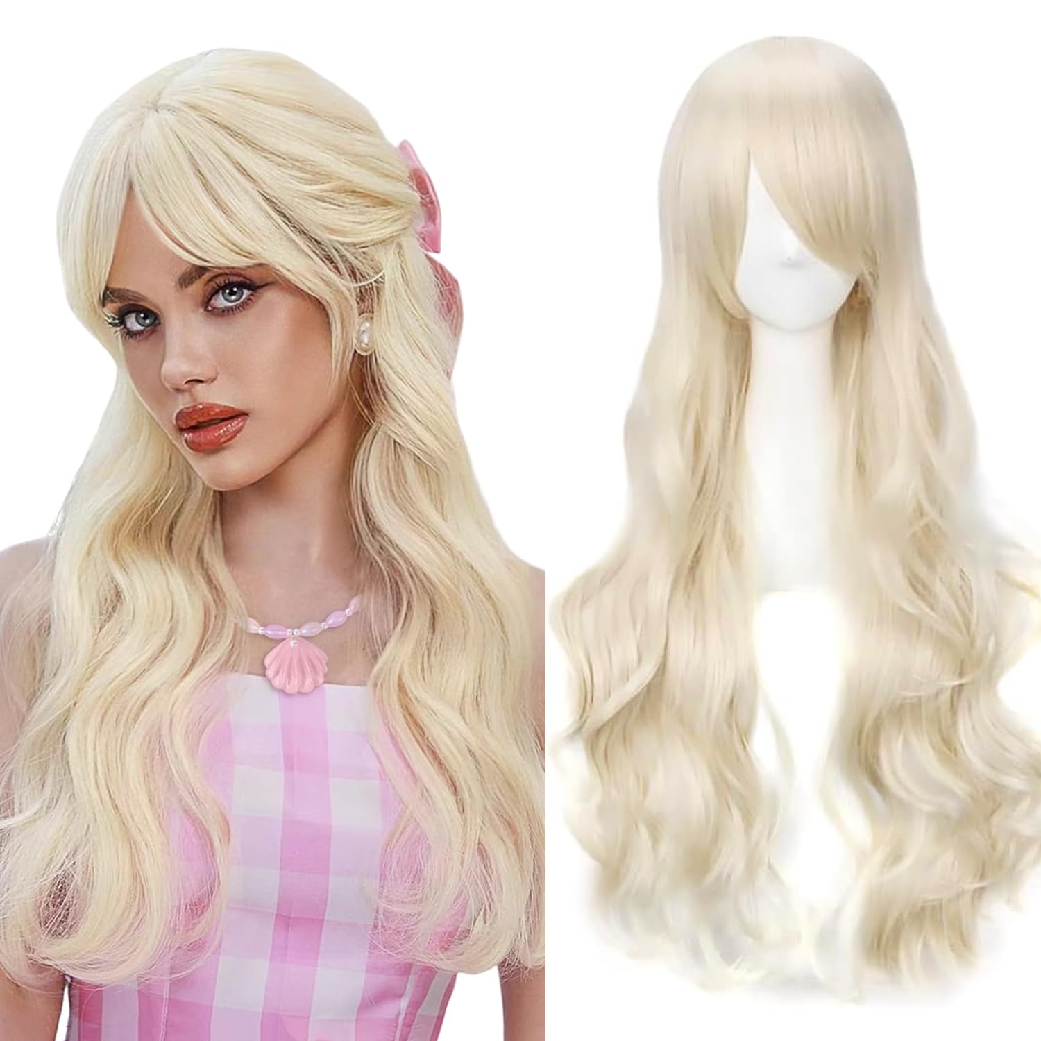 Fashion Cosplay Long Curve Wigs With Bangs main image 1