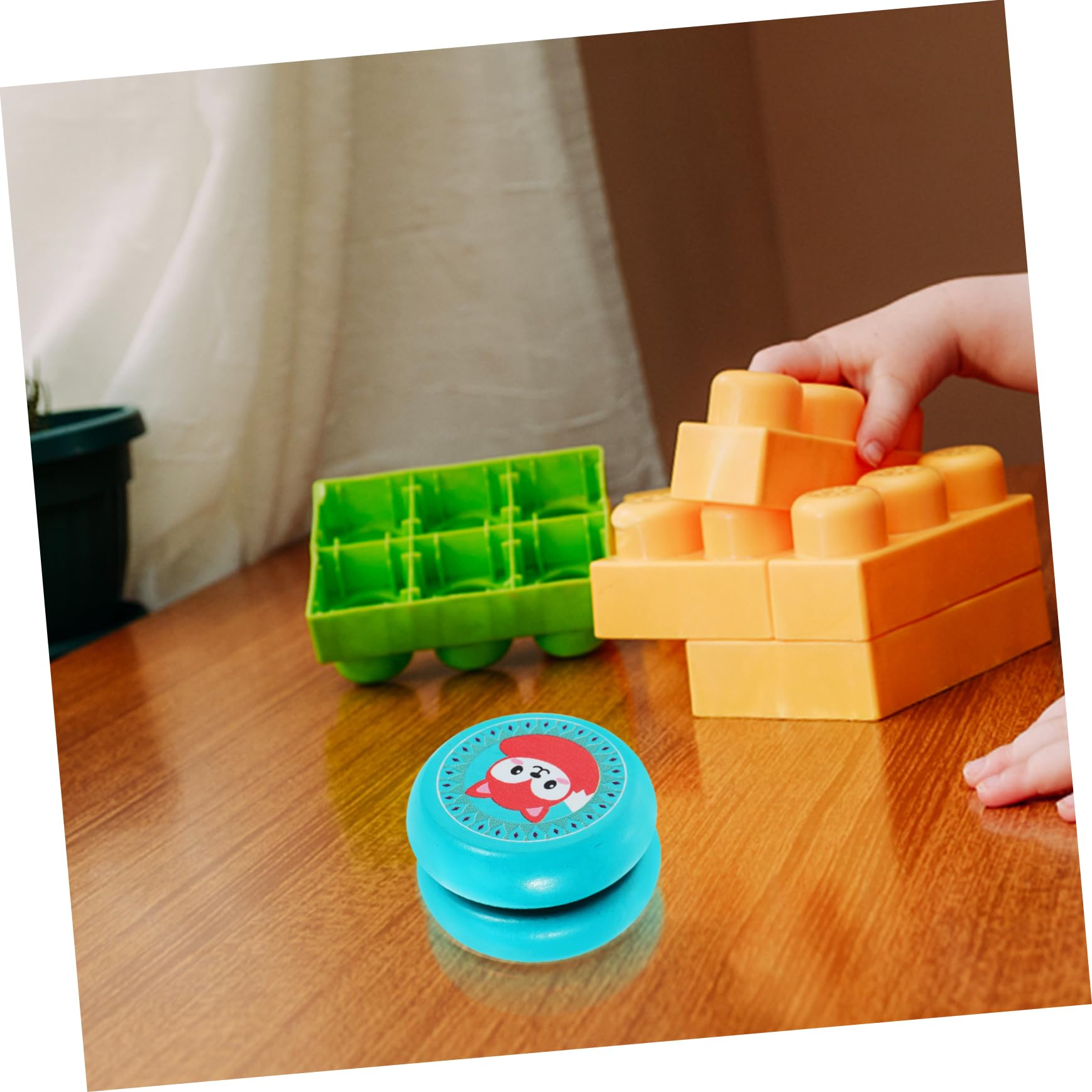 Vaguelly Wooden Yo-yo for Boys and Girls Yoyos Toy String Ball for Beginners Fingertip Ball