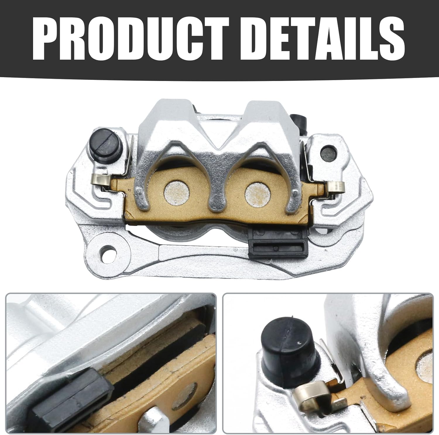 5PA-2580T-00-00 Front Disc Brake Caliper, Replacement for Yamaha YZ65 YZ80 YZ85 TTR125 1987-2023, Replaces 3UN-2580T-00-00 4ES-2580T-20-00