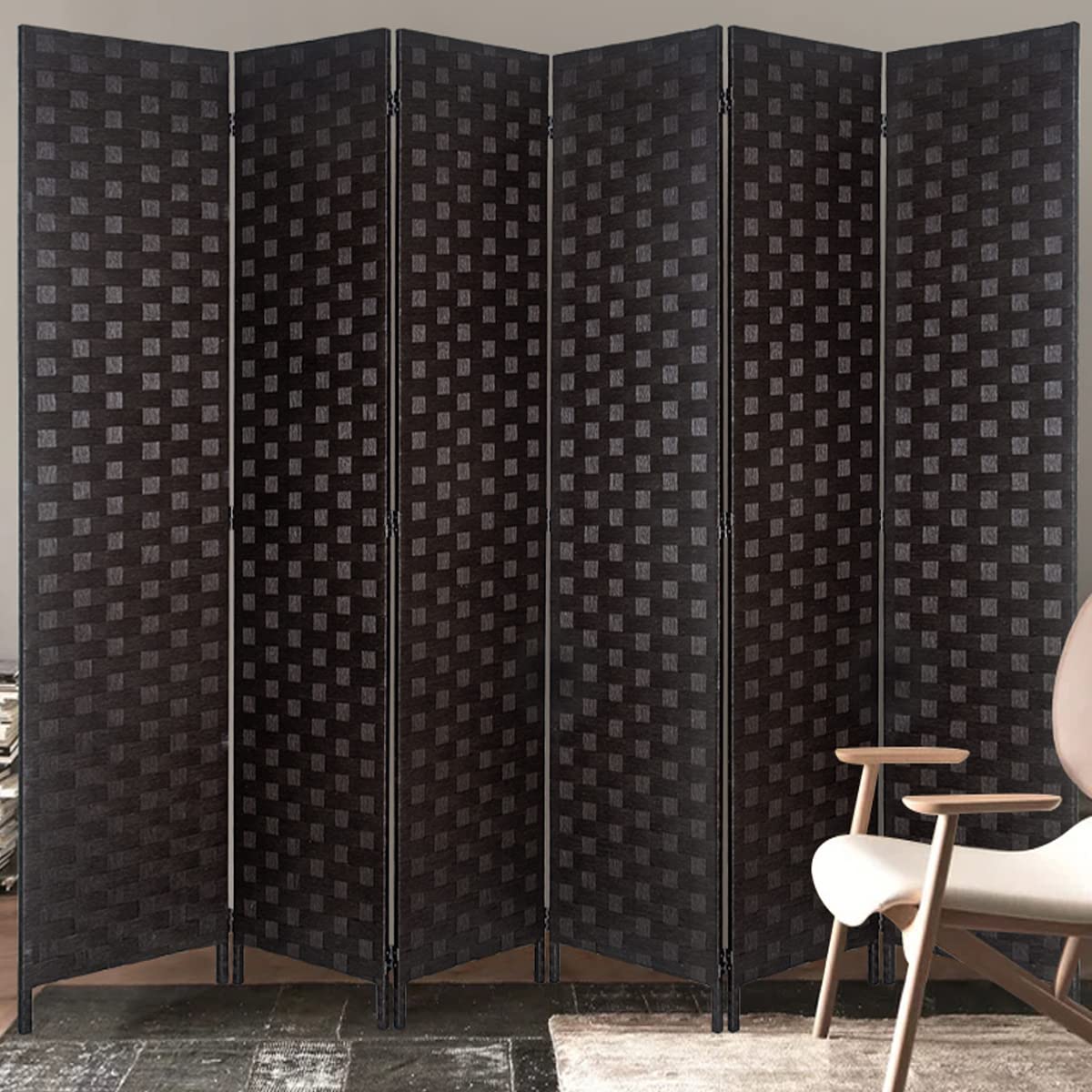 Buy Rose Home Fashion 6 ft.Tall 16in Wide Room Dividers,Double Side