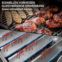 Vnierxful rozsdamentes acélból készült grill aroma sín Weber Spirit 300 sorozathoz 5