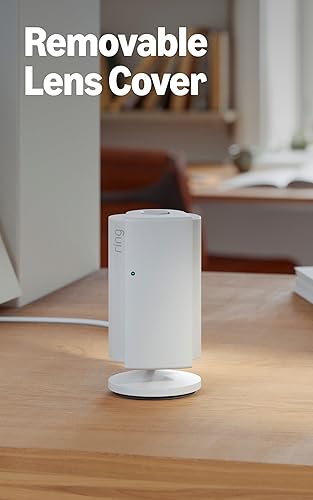 Ring Indoor Cam Plus (newest model), Home or business security, Retinal 2K for crisp, true-to-life video quality, 4x Enhanced Zoom, Low-Light Sight, White 5