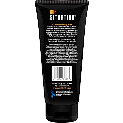 Miniatura 8 de Mr. Active - Pegamento de gel para el cabello, sujeción máxima, agarre firme fuerte, no descamado, sin alcohol, resistente al encrespamiento y a la