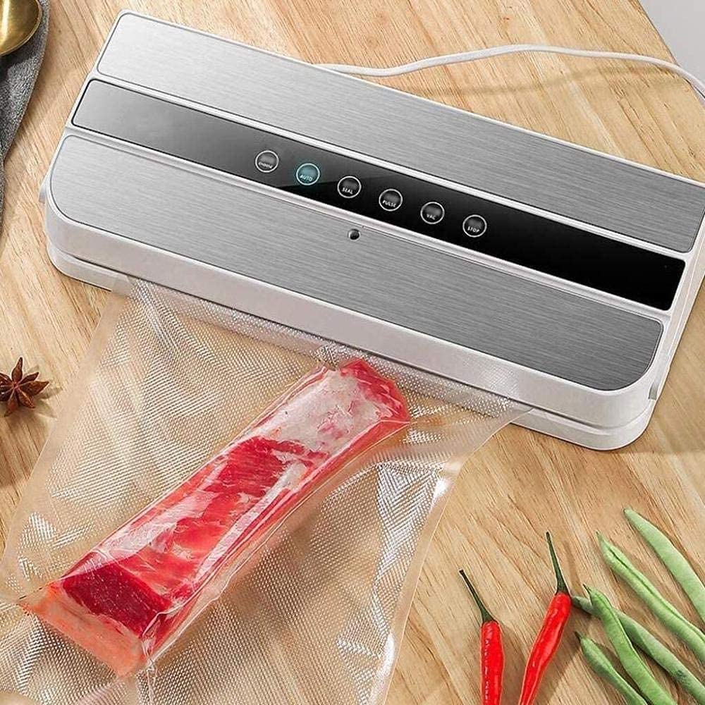 Envasadora al Vacío Sellador al Vacío Herramientas de conservación de Alimentos de Cocina Sellador al vacío para Extender la frescura de los Alimentos Modo de Alimentos Secos y húmedos LSDRALOB