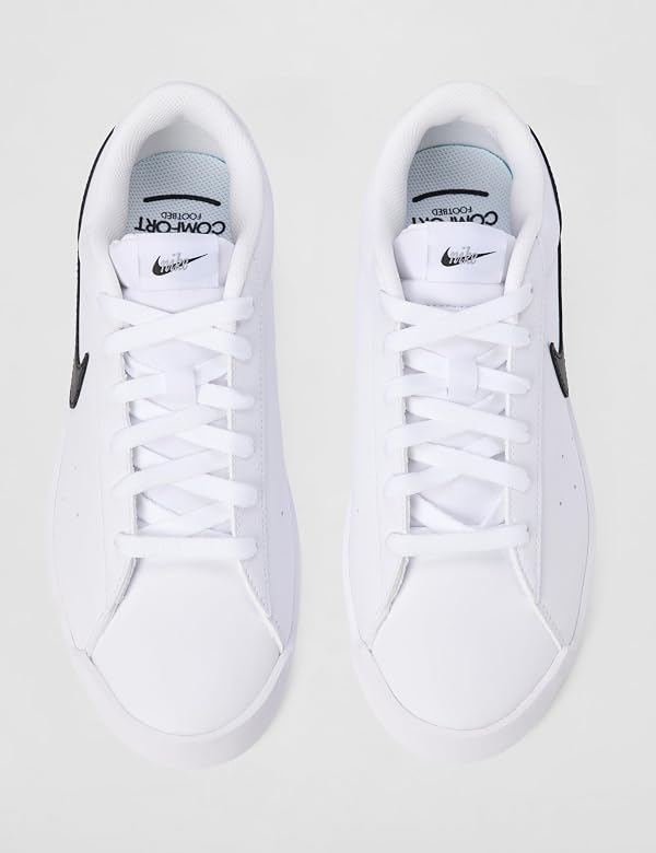 Nike Women's Blacktop Shoes, White/Black, 7.5 by Nike - Used condition - Image 4