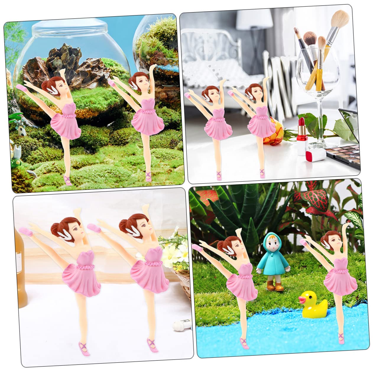 20stücke Ballerina Cupcake Topper Teiliges Mit Miniatur-balletttänzerinnen Elegantem Und Süßem Tortendekoration Für Babypartys Hochzeiten Und Ballett-themenfeiern