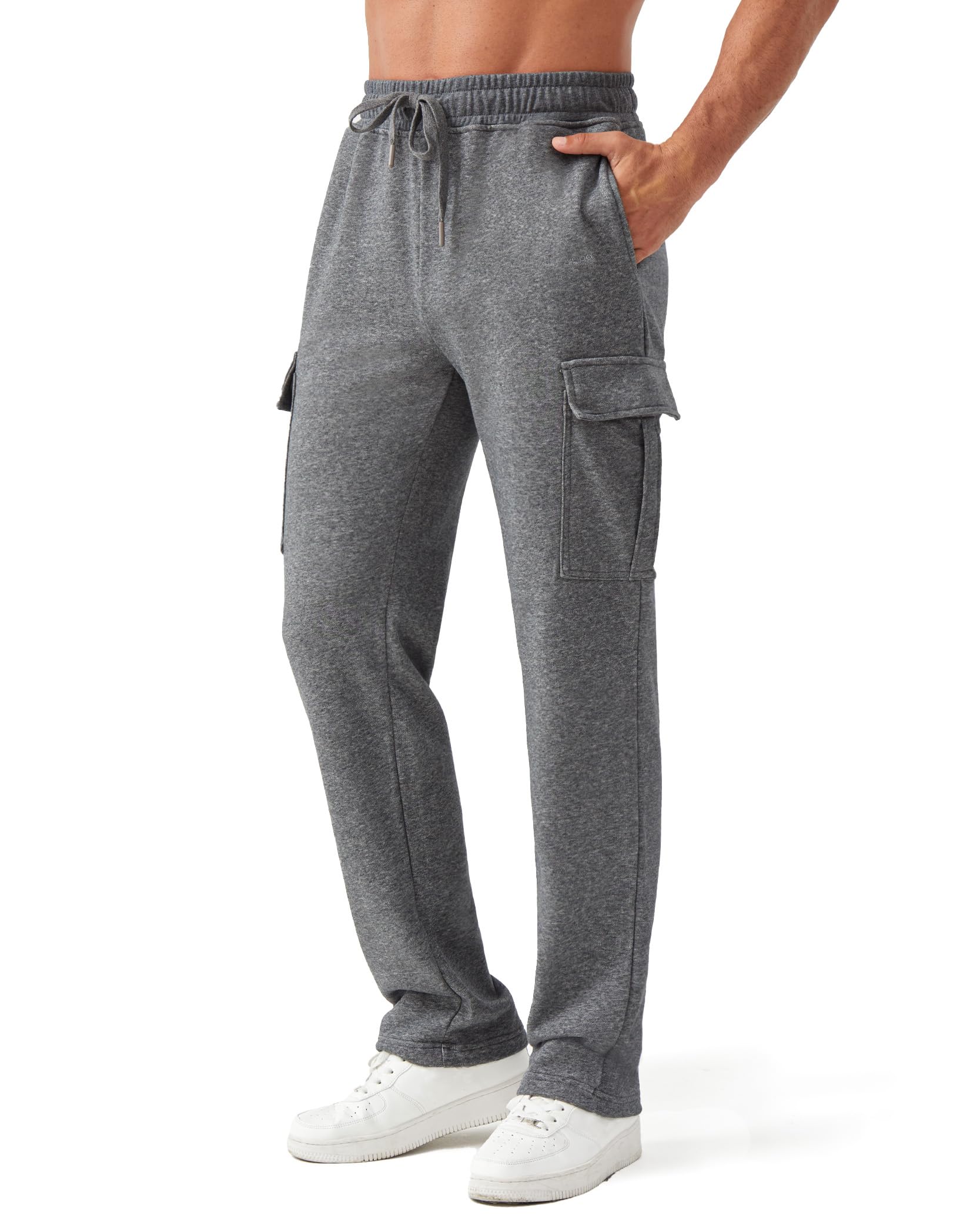 Zylioo Pantaloni cargo extra lunghi da uomo, pantaloni da jogging