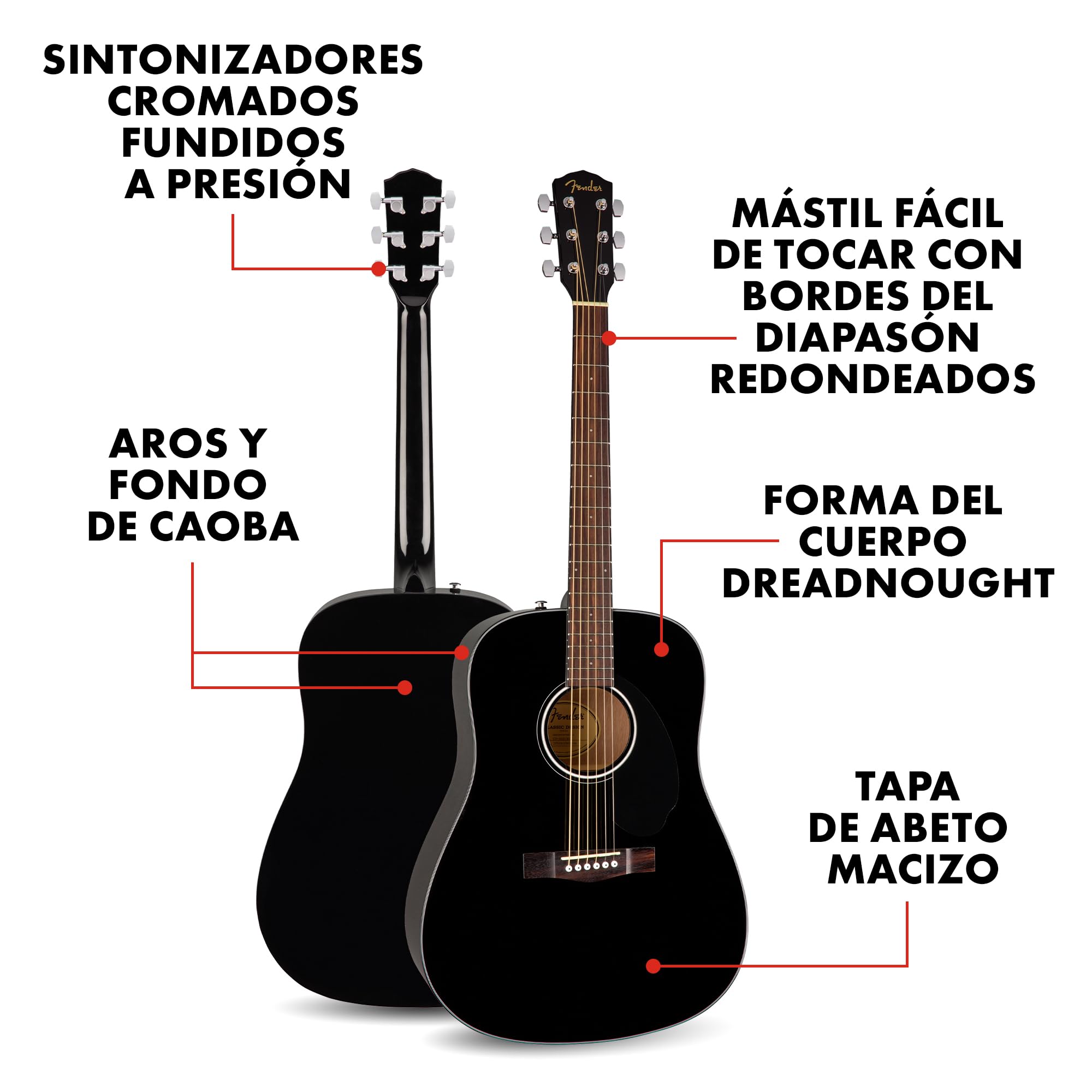 Amazon | Fender アコースティックギター CD-60S Dreadnought
