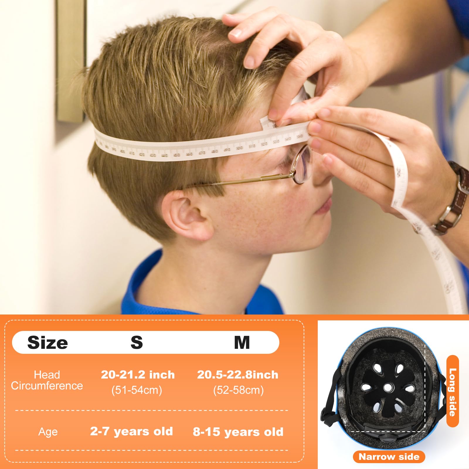 Casco de bicicleta para niños, cascos ajustables para niños de 2 a 8 años, 8 a 14 años, casco multideportivo para niños, para bicicletas, patinetas, scooter, bicicleta de equilibrio.. 7