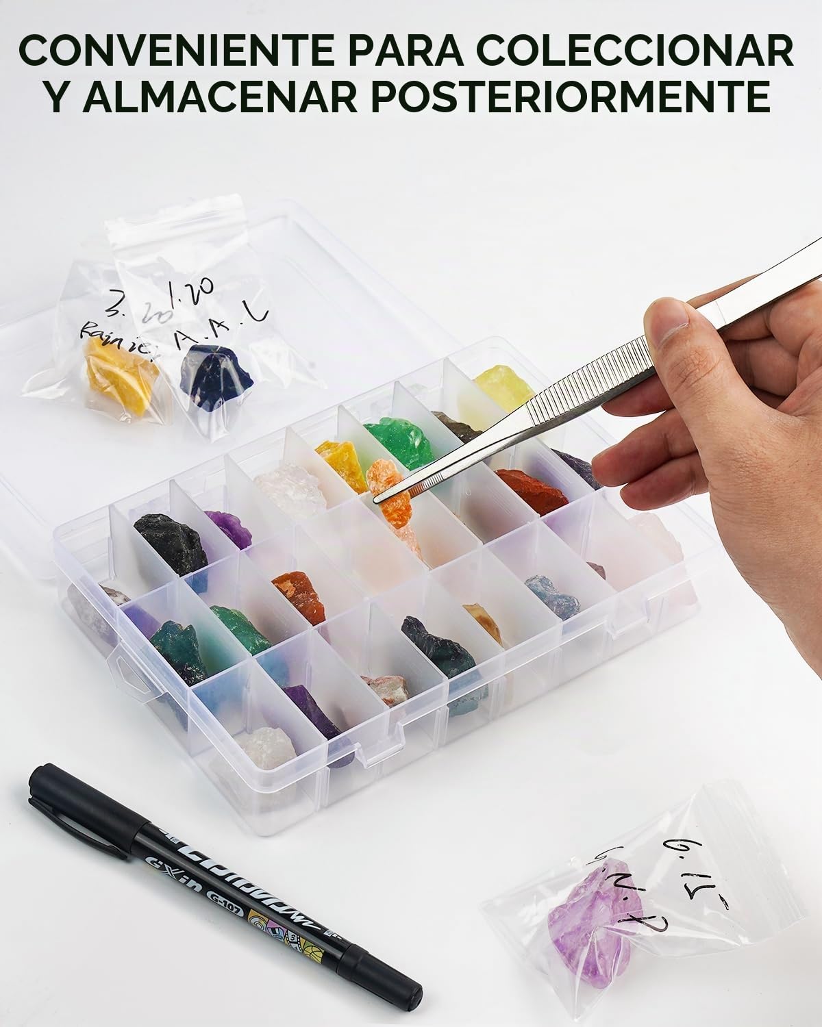 INCLY Kit de 26 martillos de geología