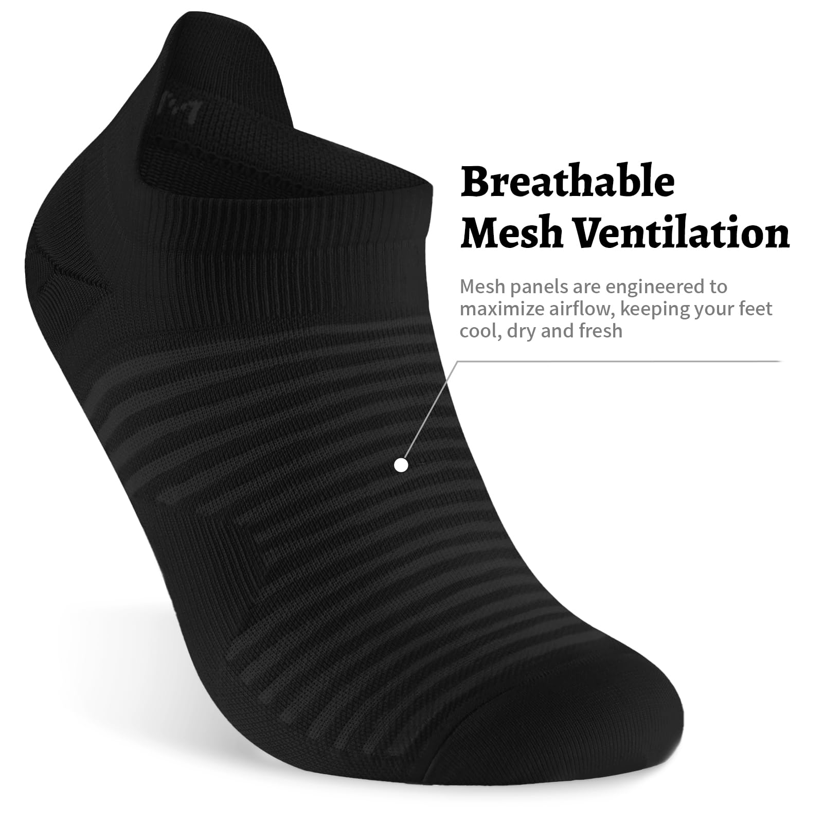 6 pares de calcetines de compresión para hombre y mujer