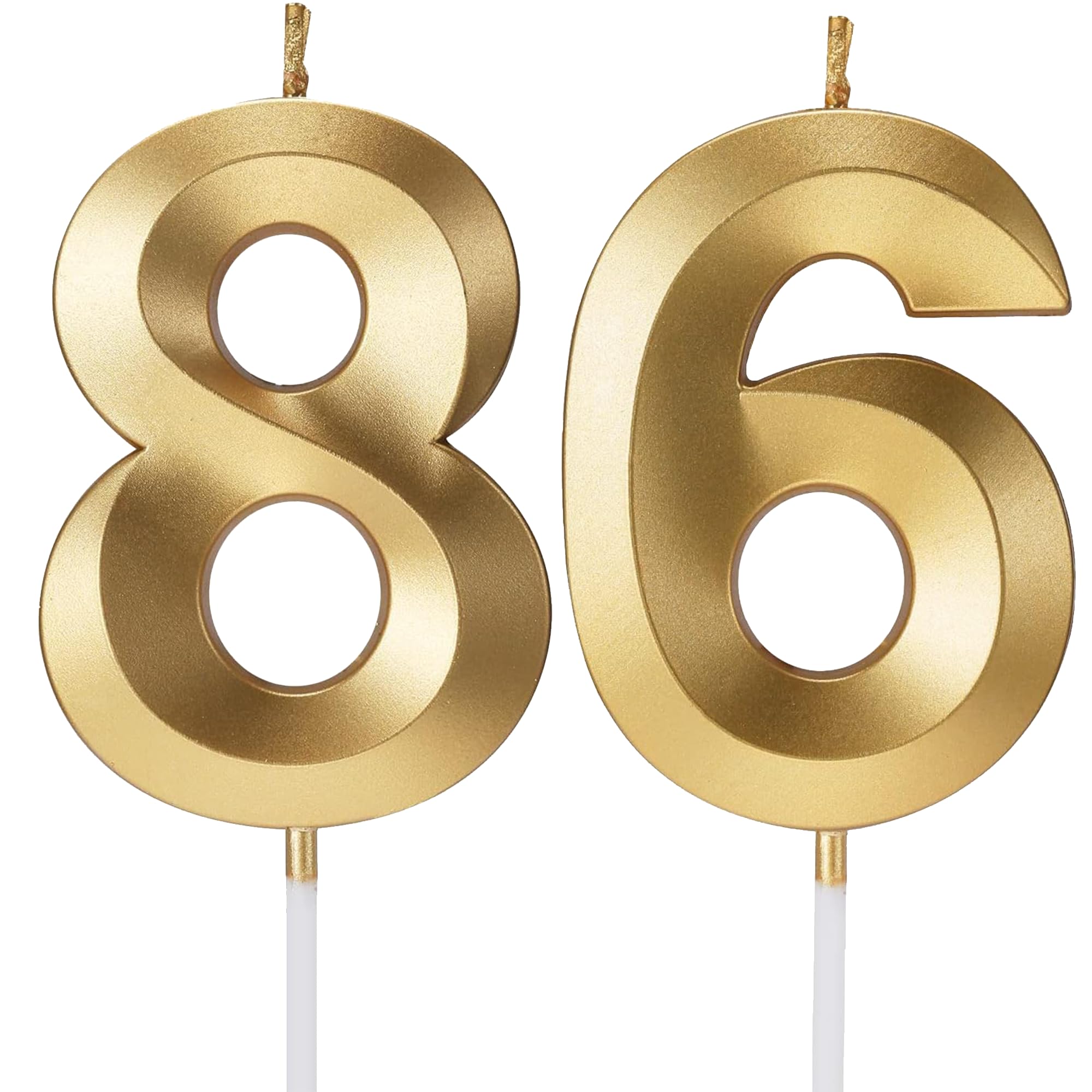 Birthday Candles Number Candles Age Year for Cakes Happy Birthday 3D Designed Wedding Anniversary Party Cake Topper Decorations