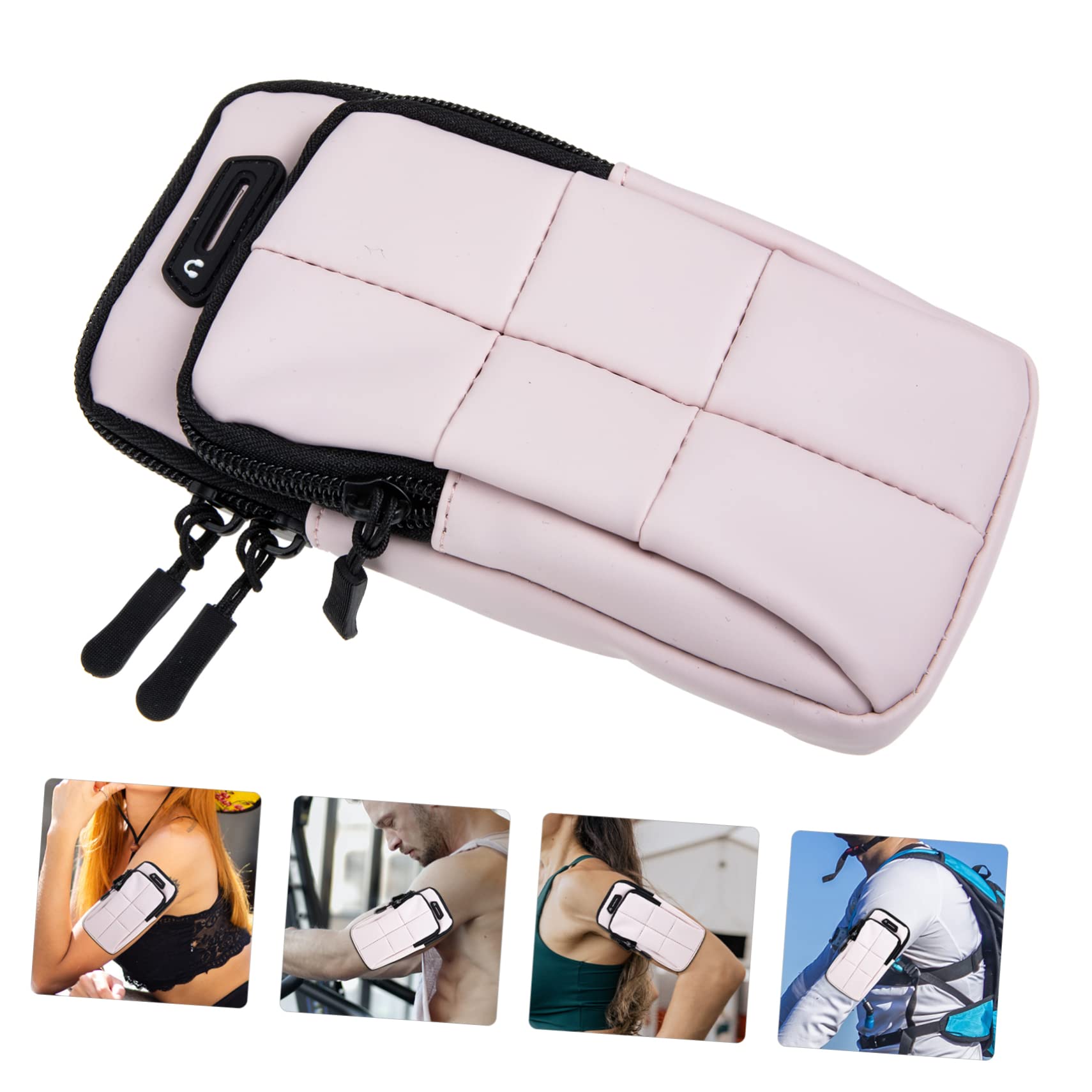 Housoutil 3 Pezzi Fascia Da Braccio Per Telefono Cellulare Borsa Da Corsa Fascia Da Braccio Elastica Per Telefono Supporto Per Telefono Cellulare