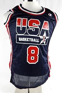1990s Team USA Basketball #8 Game Issued Jersey