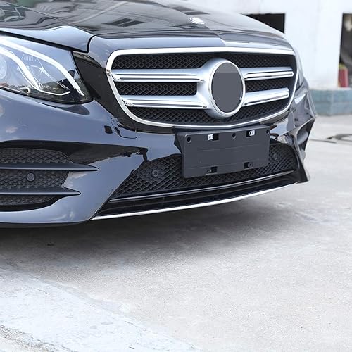 YIWANG ABS cromo parte inferior parrilla parrilla parachoques superior cubierta ajuste para Mercedes Benz W213 Clase E 2017-2020 Accesorios de coche