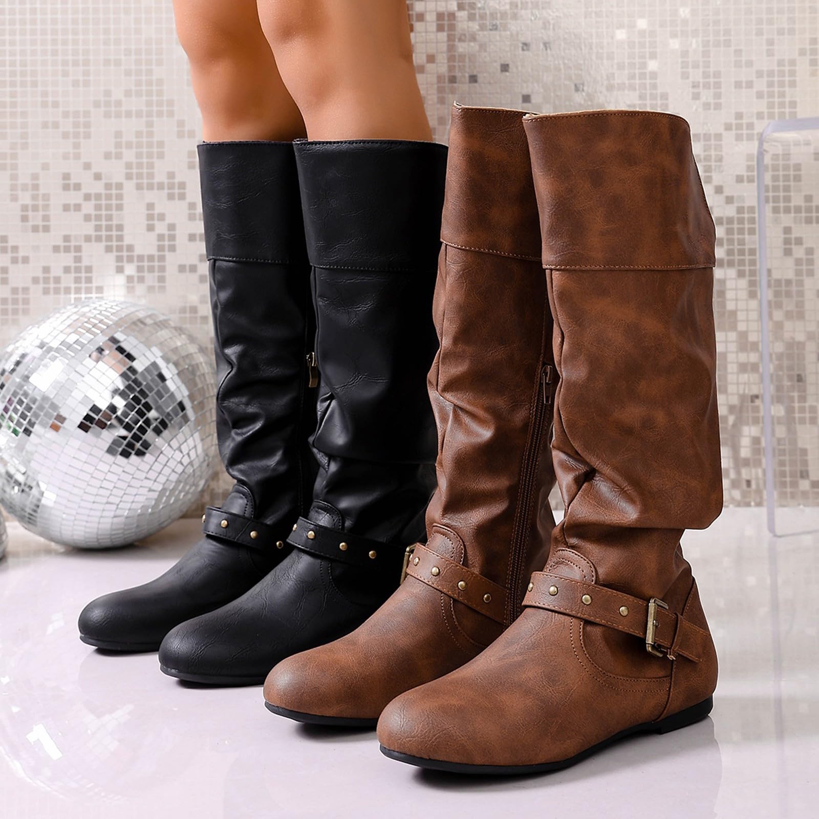 damen boots herbst,damen cowboy stiefel bequem Business Schnell Trocknend