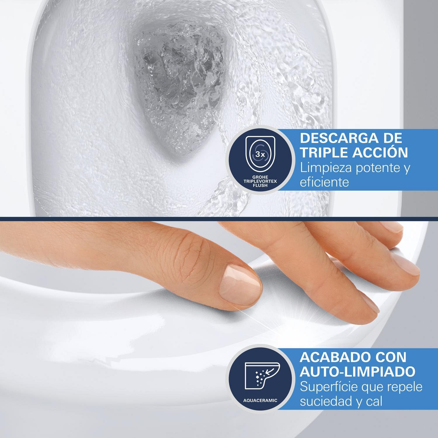 Grohe Pack 4 en 1 para WC suspendido Rapid SLX, bastidor 1,13 m, 36509SH0