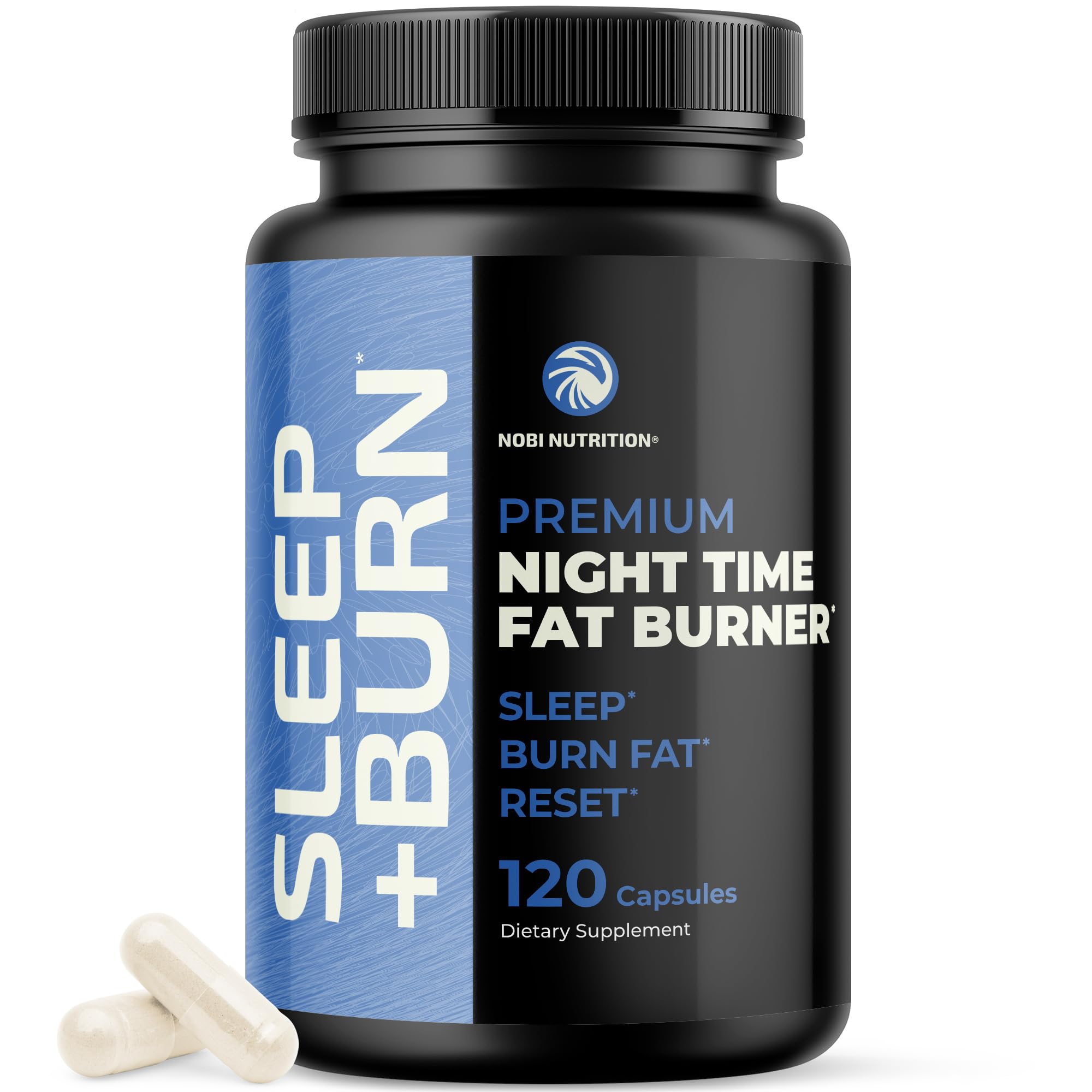 Night Time Fat Burner to Shred While You Sleep | Belly Fat Burner, Carb Blocker & Weight Loss Support Supplements | Lose Weight, Support Metabolism & Fall Asleep Fast | 120 Nighttime Diet Pills