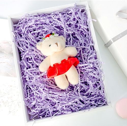 Miniatura 2 de JINZOFLY Relleno de papel triturado arrugado, papel triturado para caja de regalo, papel de corte de papel arrugado, papel de seda de pascua para