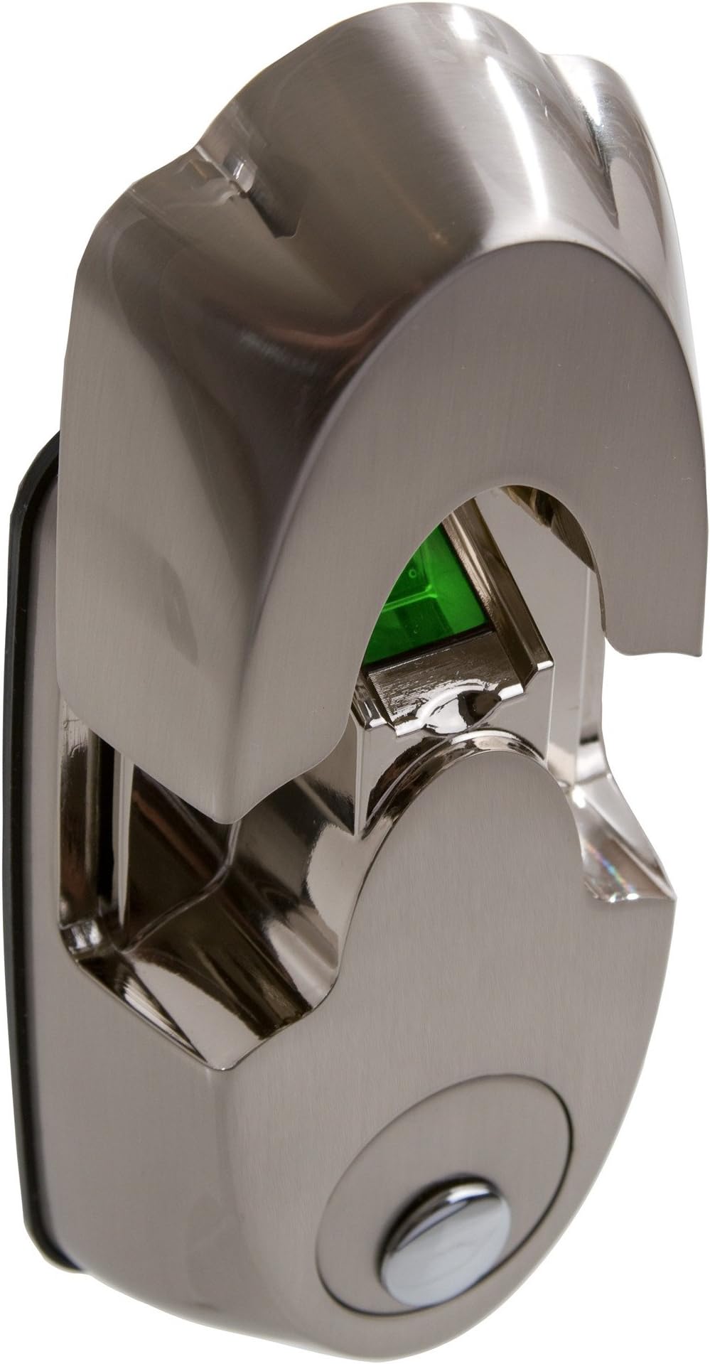 8" Biometric Deadbolt Secure Mount Finish: Satin Nickel