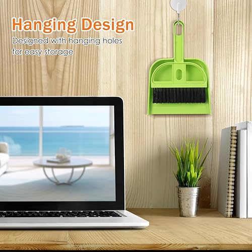 Miniatura 5 de Healifty Juego de 18 recogedores, escoba y pala de mano, juego de recogedor de escoba y escoba y juego de cepillo