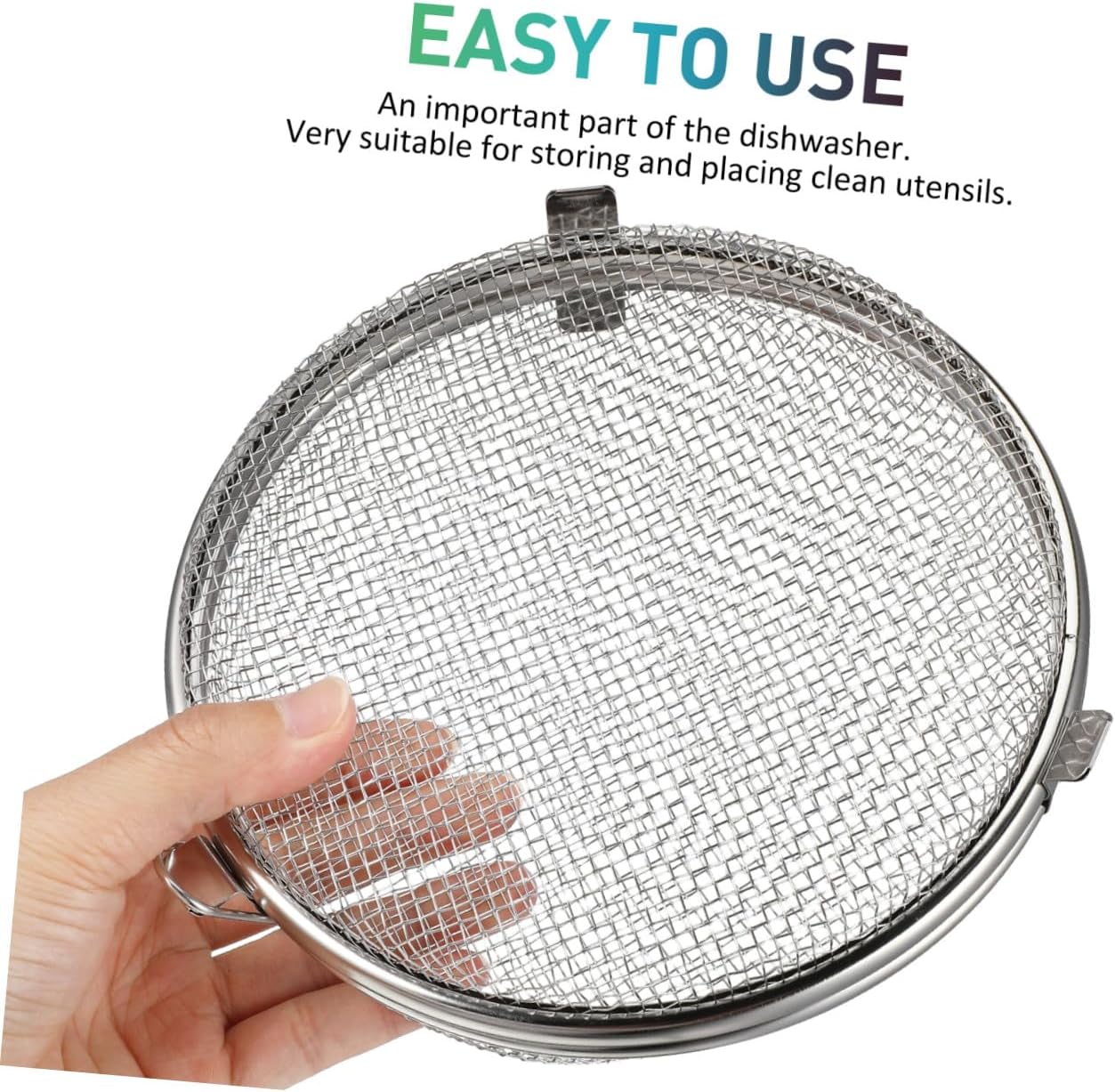 Hemoton 1pc Cutlery Holder Basket Durable Kitchen Drain Basket for Forks and Knives Practical Storage for Dishwashers and Kitchenware Style