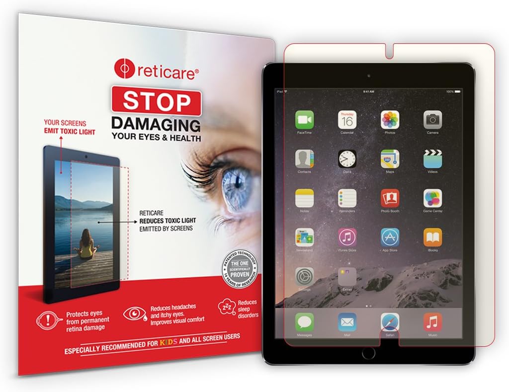 RETICAREEye & Screen Protector for Apple IPAD AIR/IPAD PRO 9,7´´ Black
